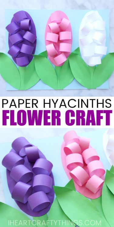 How To Make Paper Hyacinth Flowers I Heart Crafty Things