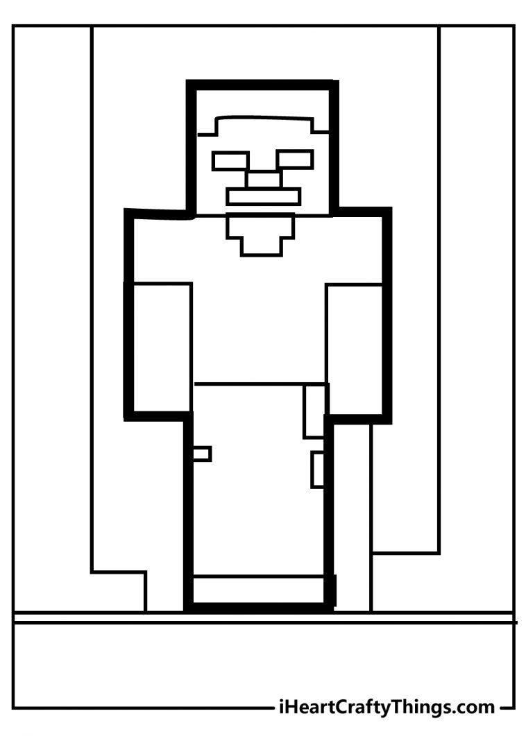 Minecraft Coloring Pages Updated 2021