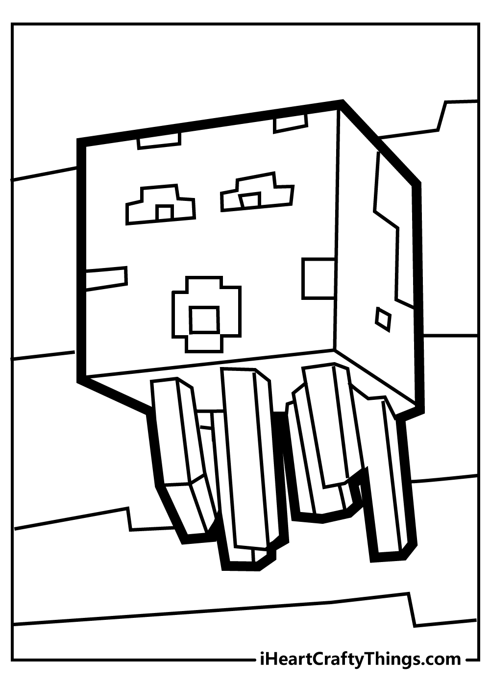 Minecraft Coloring Page For Print Free Printable Coloring Pages Sexiz Pix
