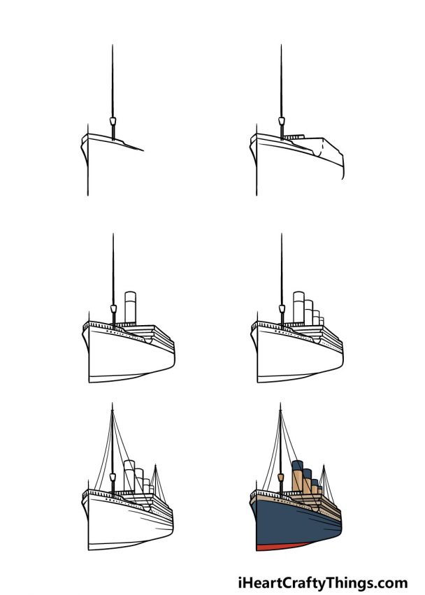 How To Draw Titanic Sinking How To Draw The Titanic S Vrogue Co