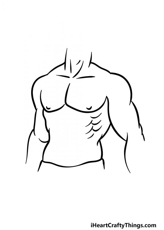 Abs Drawing How To Draw Abs Step By Step