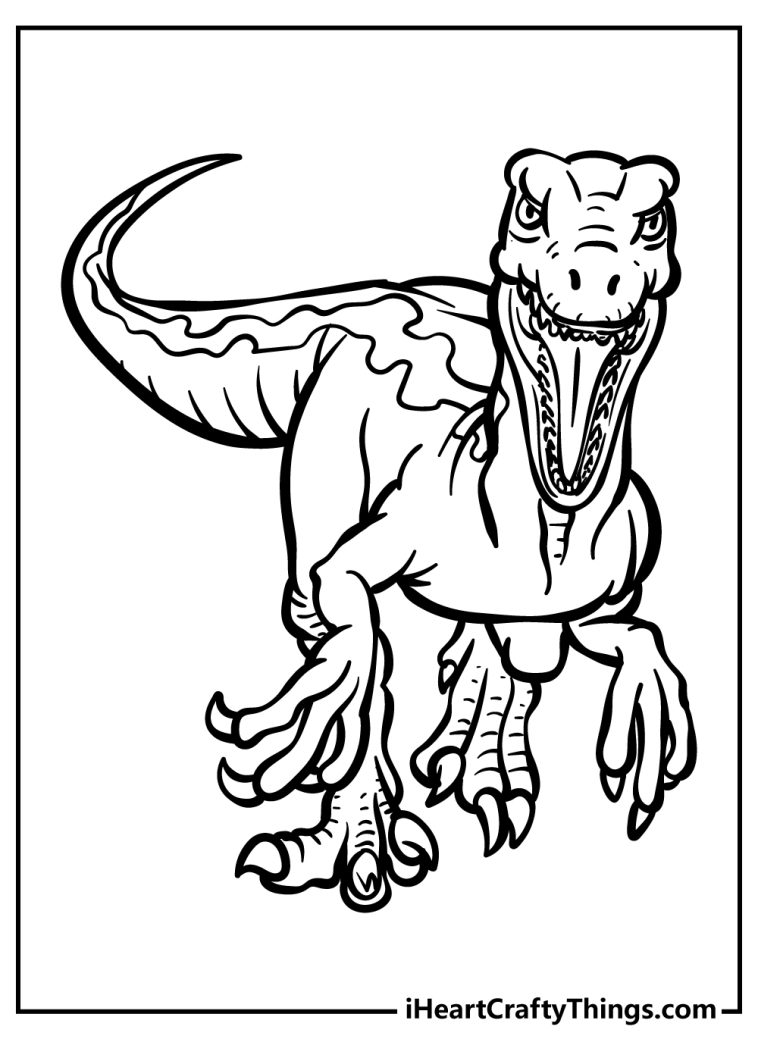 Jurassic World Coloring Pages Free Printables