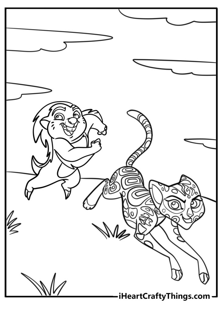 New Lion Guard Coloring Pages Free To Print