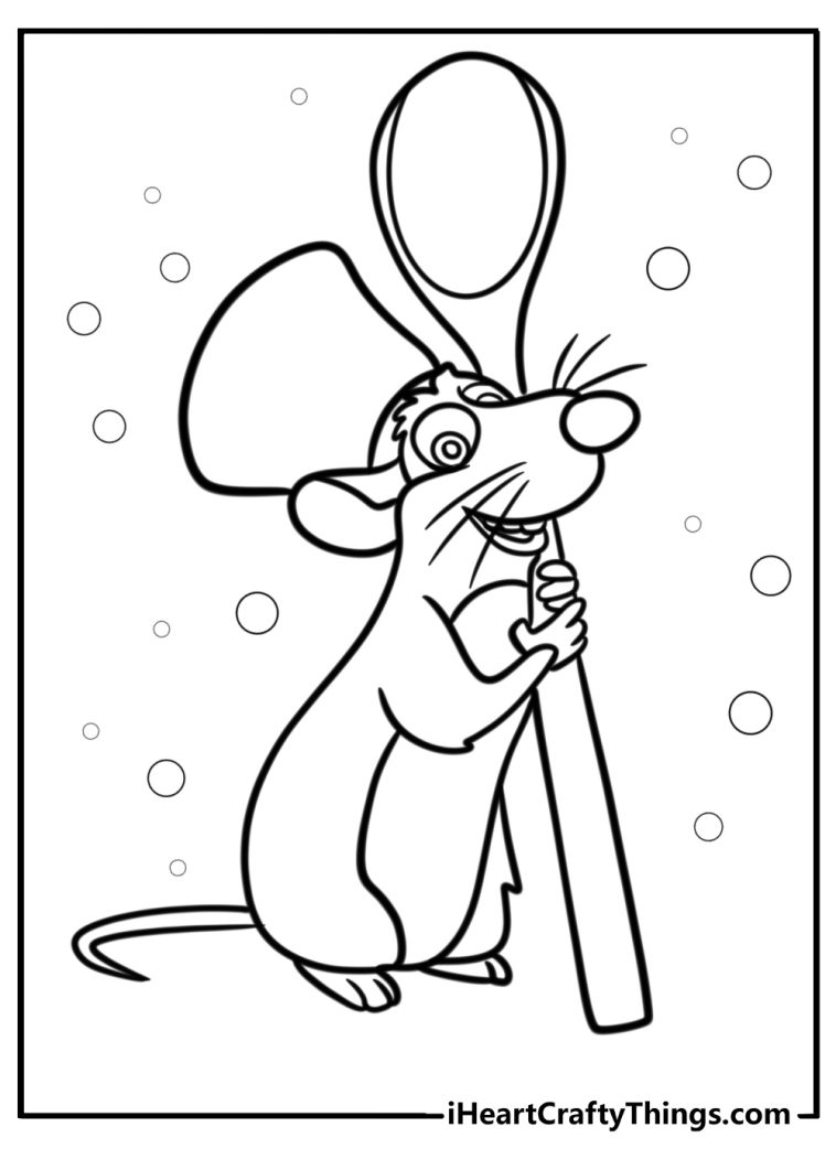 25 Ratatouille Coloring Pages Free Easy PDF Printables