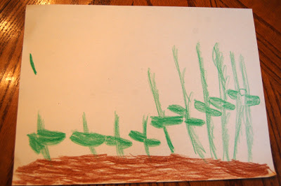 Storytime "Planting a Rainbow"---Making a Rainbow Garden Craft
