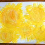 This starburst craft for kids is a fun summer art project for kids that uses forks for painting. Great summer craft for preschool and when learning about the stars or solar system.