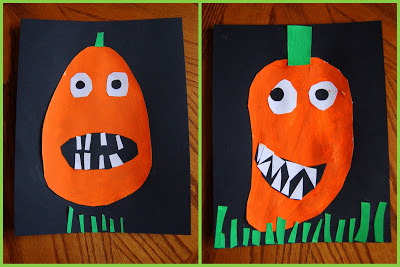Pumpkin Faces Collage