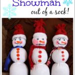 SockSnowmanPin