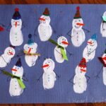 fingerprint snowmen