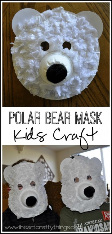 PolarBearMaskKidsCraft