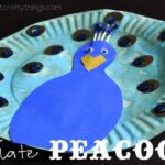 paper plate peacock 2