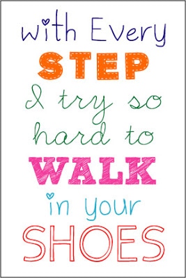 Fathers Day Walk in Shoes Printable Color