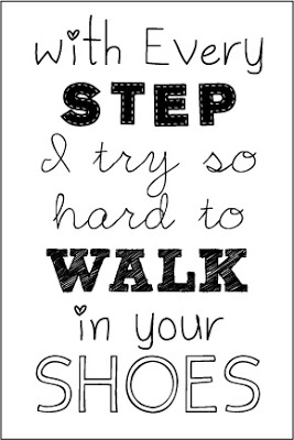 Fathers Day Walk in Shoes Printable