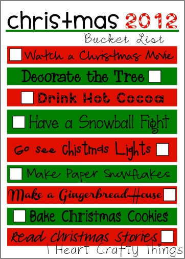 Christmas Bucket List2