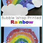 BubbleWrapPrintedRainbowPin