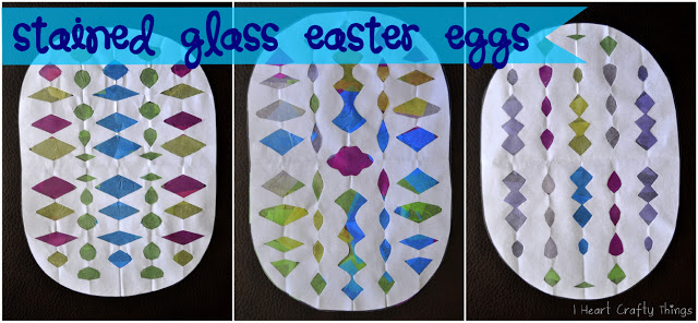 Stained Glass Easter Eggs