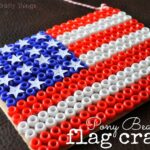 Pony Bead Flag Craft