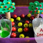 Apple Sensory Bin