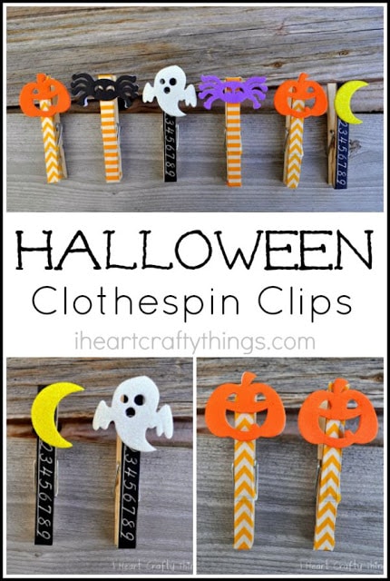 halloween clothespin clips pin