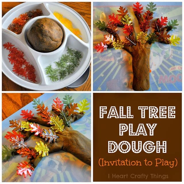Fall Tree Play Dough 1