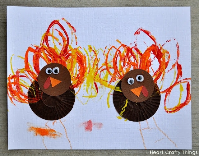 Cupcake Liner Turkey