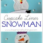 CupcakeLinerSnowman