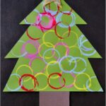 Ornament Stamped Christmas Tree Craft