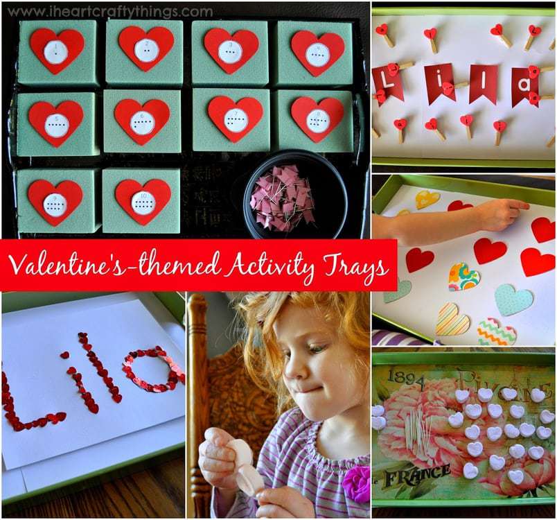 Valentines Activity Trays