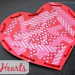 Washi Tape Laced Hearts 1