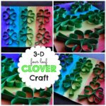 3D four leaf clover craft