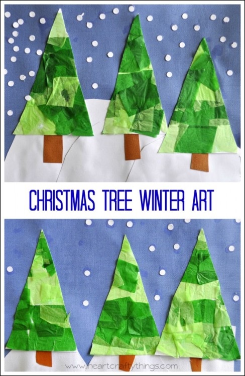 ChristmasTreeWinterArt