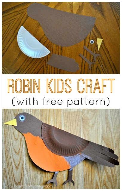 robin kids craft