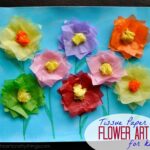 Tissue Paper Flower Art 5