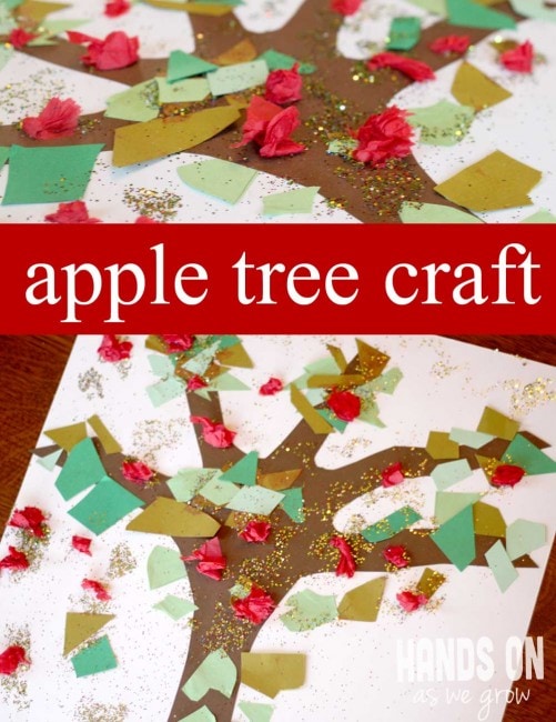 apple tree craft for toddlers