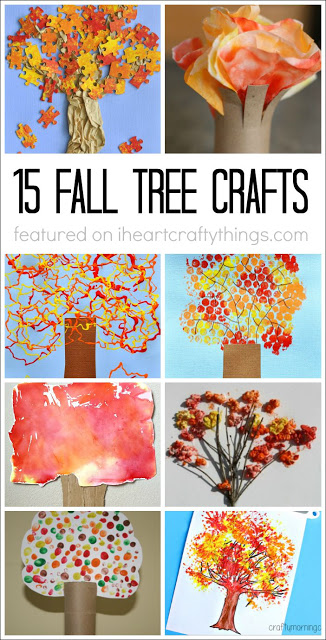 15 fall tree crafts pin