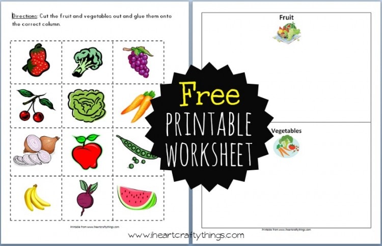 FruitandVegetableSortWorksheet2