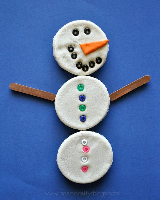 SnowmanSaltDoughMagnets2