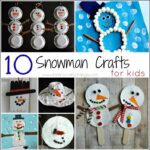 10SnowmanCraftsforKids 1