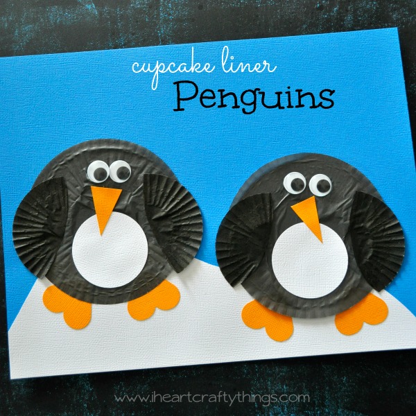 CupcakeLinerPenguinsSq