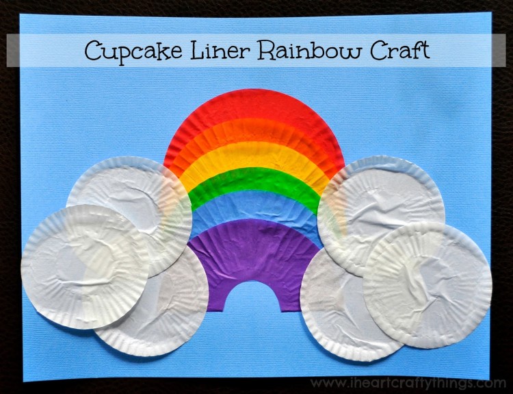 CupcakeLinerRainbowCraft