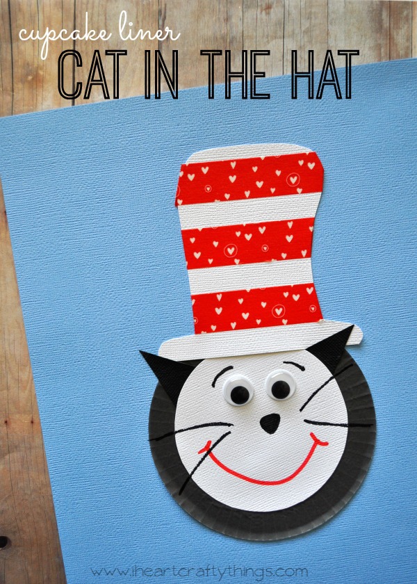 CupcakeLinerCatintheHatCraft 1