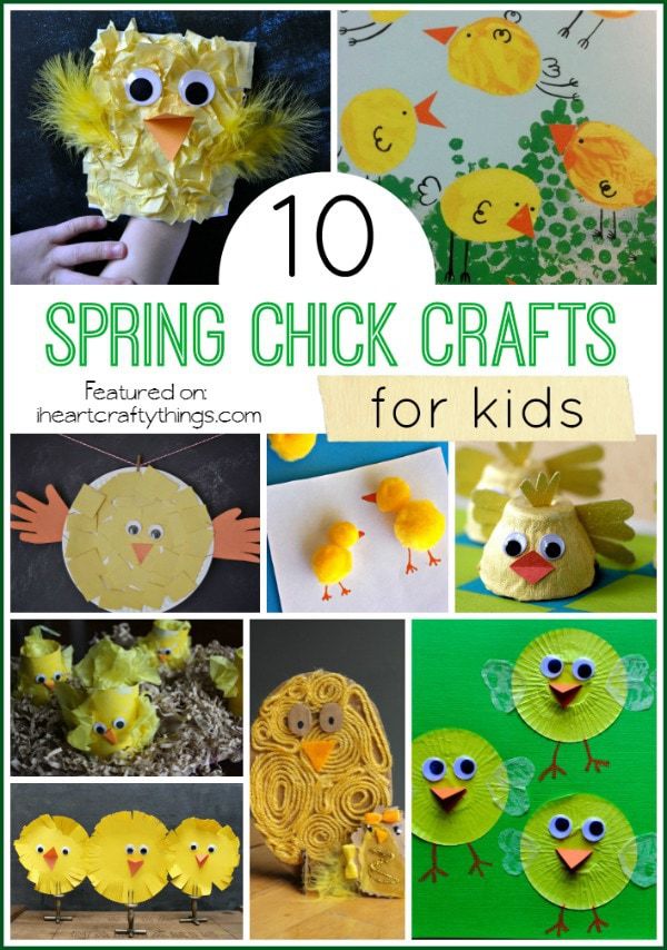 10SpringChickCraftsforKids 1