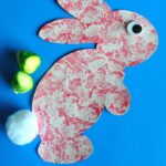 Brussels Sprouts Stamped Bunny Craft 1