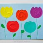 Cupcake Liner Tulip Craft 3