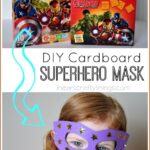 DIY Cardboard Superhero Mask