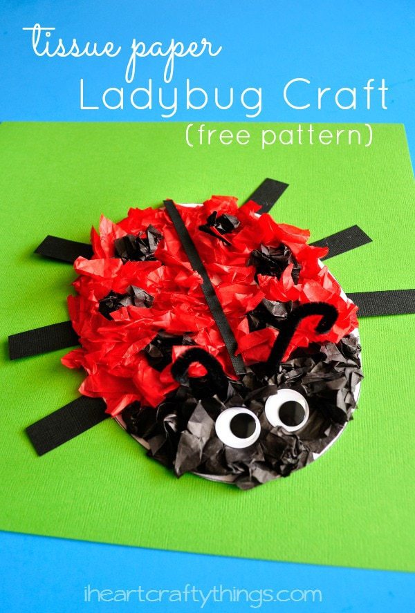 Ladybug Kids Craft Pin