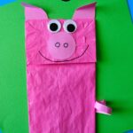 Paper Bag Pig Kids Craft