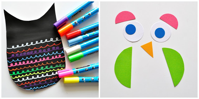 colorful owl kids craft 6
