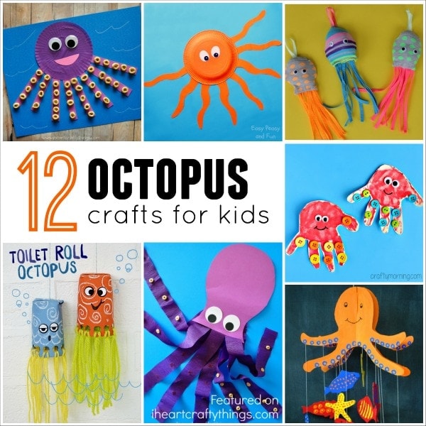 12 octopus crafts for kids