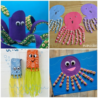 octopus kid crafts 3
